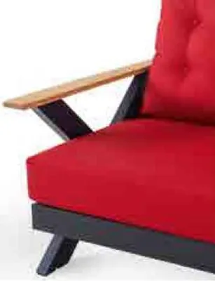 Produktbild von Gartenmöbel Sofagarnitur Tisch Hocker Sessel Veranda Sitzgruppen 6tlg.