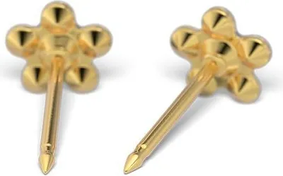 Produktbild von Studex 7511-6049 Stokrotka Szafir Diamanten Gold