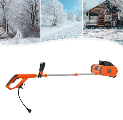 Image de Déneigeuse électrique - 2400 W - Largeur de travail : 56 cm - Profondeur : 33 cm - Couleur : Noir