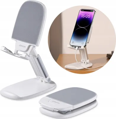 Obrázek produktu pro Joyroom Skládací stojan na tablet a telefon s nastavitelnou výškou, bílý