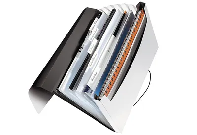 Produktbild von Leitz 45791001, A4, Polypropylen (PP), Weiß, 250 Blätter, 80 g/m², Gummiband