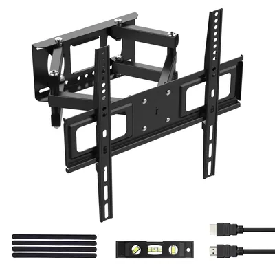 Produktbild von TV-Wandhalterung Fernseherhalterung Wandhalterung - 26-65 Zoll - Schwarz - Schwenkbar und neigbar