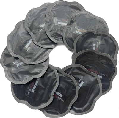 Obrázok produktu pre Opravné záplaty na pneumatiky, 84 x 84 mm, 10 kusov, na opravu defektov pneumatík