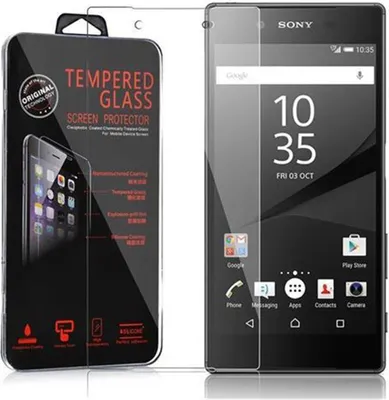 Image de Cadorabo Film de protection pour Sony Xperia Z5 en transparent Verre trempé de protection d'écran