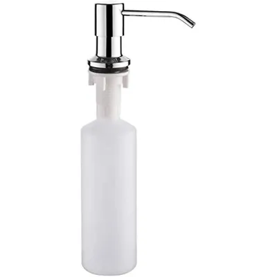 Produktbild von Küche Spüle Seifenspender Spülmittelspender 300ML Set Nachfüllbar Edelstahl für Dusche Küche/Soap Dispenser Seifen Lotion Spender, Tools für Home Kitchen Waschbecken