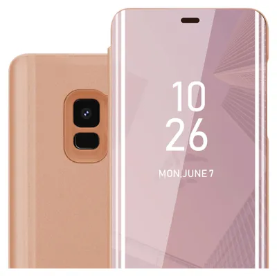 Produktbild von Cadorabo Handyhülle für Samsung Galaxy S9 in Pink Cover Backcover Schutzhülle Book Case Booklet