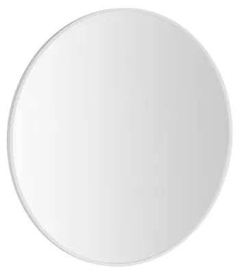 Image de NOTION SLIM Miroir dans un cadre, rond, diamètre 50 cm, blanc mat