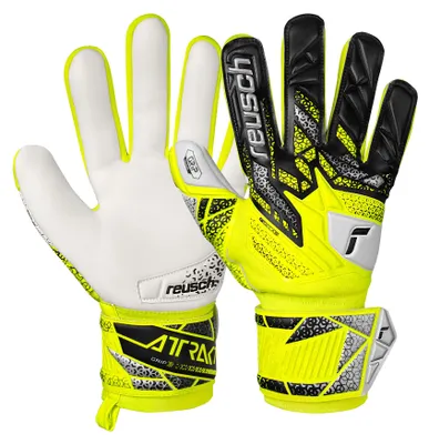Obrázek produktu pro Reusch Attrakt Grip Brankářské rukavice žluté 8 1/2 žluté 8 1/2