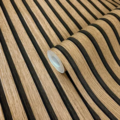 Produktbild von Skandinavische Holztapete 10,05×0,45 m, 3D/akustisch, Deutschland.