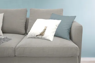 Produktbild von MuchoWow® Zierkissen Sofakissen Wohnzimmer Dekokissen 60x40 cm Katze - Haustiere - Fell - Kopfkissen - Polster mit Foto
