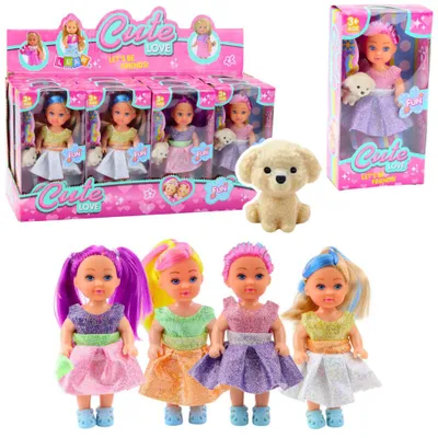 Productafbeelding van Minipop In Jurkje Pupil Mix 12cm