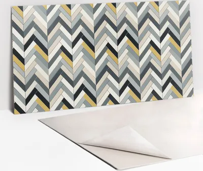 Produktbild von Dekorative PVC Wandpaneele - Küchenpaneele Rückwand hart Innenwand - 100 x 50 - Parkettkomposition