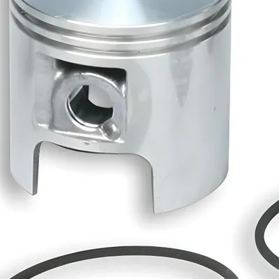 Produktbild von Kolben Malossi Ø 47,4mm, Kolbenbolzen Ø 10mm, 2 Kolbenringe trapezförmig für Morini