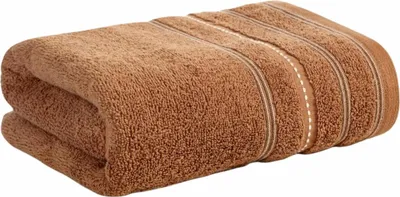 Immagine prodotto di EUROFIRANY | Asciugamano da doccia - Asciugamano - 30 x 50 cm - in cotone - Asciugamani - marrone - Asciugamano per ospiti - Asciugamano da bagno