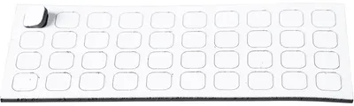 Produktbild von Magnetische Symbole Quadrat 9x9mm VE=40 Stück weiß