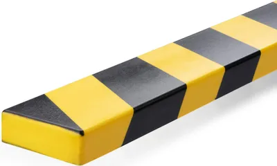 Image de Durable - Profil de protection durable s20 droit 1m jaune-noir | 5 pièces