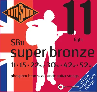 Image de Rotosound SB11 Cordes pour guitare acoustique