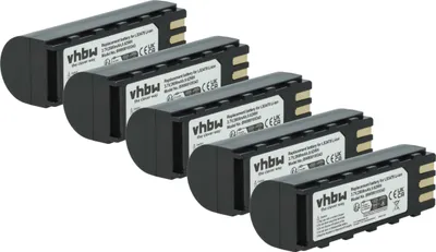 Produktbild von vhbw 5x Akku kompatibel mit Symbol LS3478ER, LS3578, DSS3478, LS3478, MT2000, DS3578, MT2070, DS3478 Barcodescanner POS (2600 mAh, 3,7 V, Li-Ion)