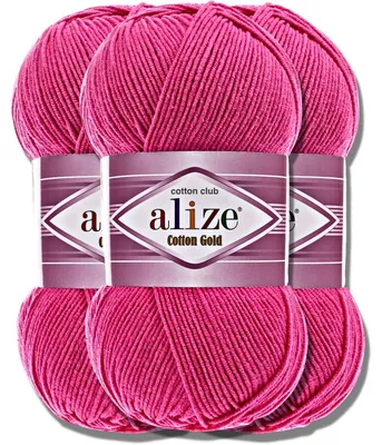 Produktbild von Alize 3x 100g Baumwolle Gold Wolle, Uni, Häkeln, Stricken (149)