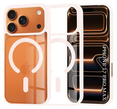 Zdjęcie produktu dla Techsuit – etui MagSafe Pro na iPhone 17 Pro Max – różowe nude