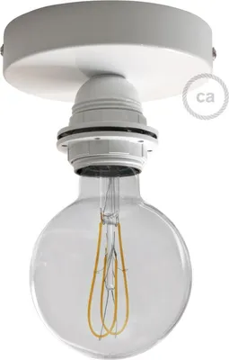 Image de Fermaluce Metal avec douille filetée E27, point lumineux en métal