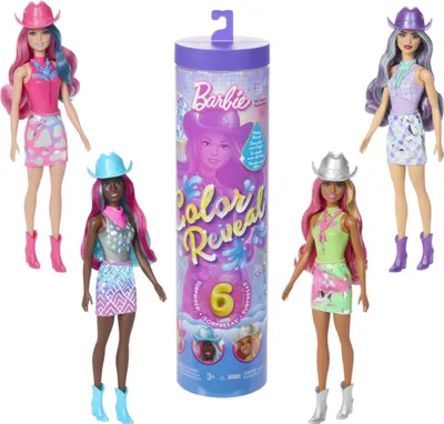 Image de Mattel JCP01 - Barbie Color Reveal Barbie Disco Star Series