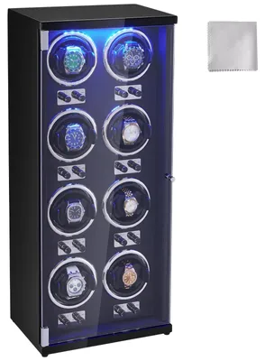 Produktbild von Uhrenaufzieher - Automatischer Uhrenaufzieher - Uhrenbox - Für 8 Uhren