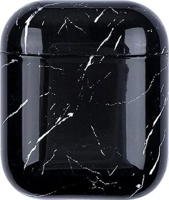 Image de Housse de protection pour AirPods - Marbre noir