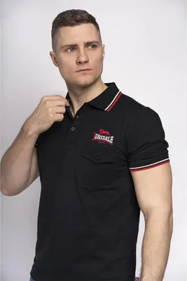 Productafbeelding van Lonsdale London Poloshirt voor heren, model Lynton, kleur zwart, maat L