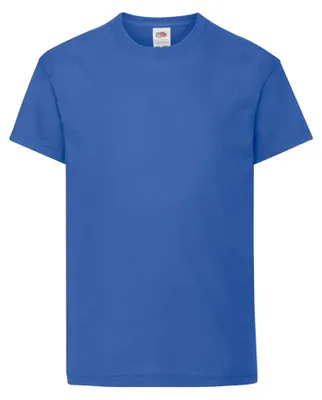 Produktbild von Fruit of the Loom Kids Original T-Shirt Farbe: royal Größe: 164