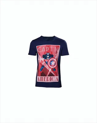 Produktbild von Marvel T-Shirt -L- Captain America, blau