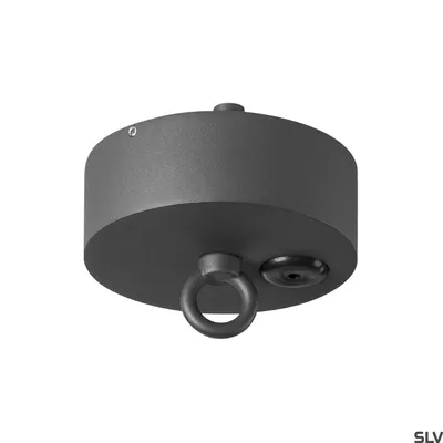 Zdjęcie produktu dla Rozeta sufitowa do zewnętrznej lampy wiszącej PHOTONIA, antracyt, IP44