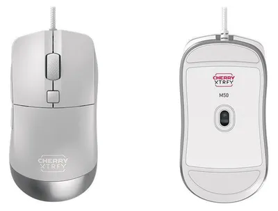 Produktbild von CHERRY XTRFY M50, rechts, Optisch, USB Typ-A, 12000 DPI, Weiß