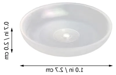Produktbild von 100 Stück Transparentes Tropfschutzpapier für Kerzen Ø 2,7 cm