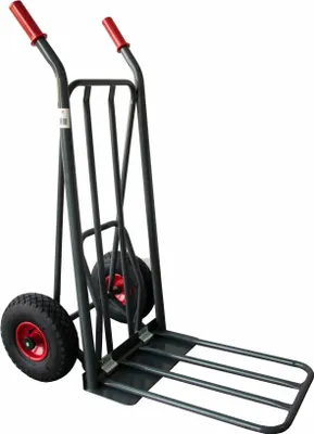 Produktbild von RAVENDO Profi Sackkarre klappbar Luft 250kg mit EasyTip 50% Belastung **