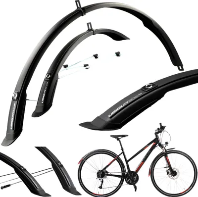 Produktbild von SIMPLA 28'' UBIQUIT Fahrradschutzbleche für Citybikes Vollschwarz