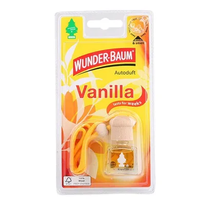 Produktbild von Wunder-Baum Vanilla, Flüssiger Lufterfrischer, Gelb, Vanille, Auto