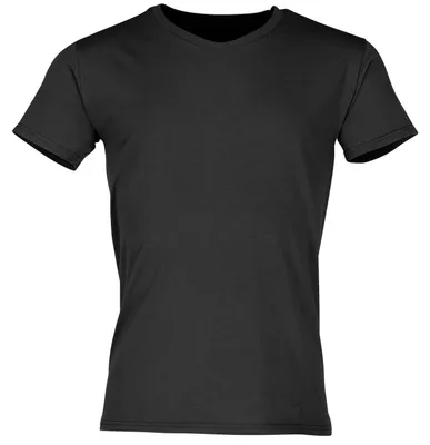 Produktbild von Fruit of the Loom Iconic 150 V-Neck T-Shirt Farbe: schwarz Größe: XL