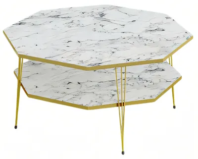 Immagine prodotto di Elegante tavolino moderno in legno bianco