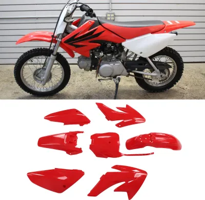 Produktbild von Motorrad-Kotflügel-Verkleidungsset, ABS-Kunststoff, verschleißfest, alterungsbeständig, Ersatz für CRF 70