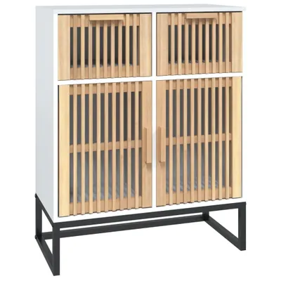 Obrázek produktu pro vidaXL Příborník bílý 60x30x75 cm Materiál dřeva