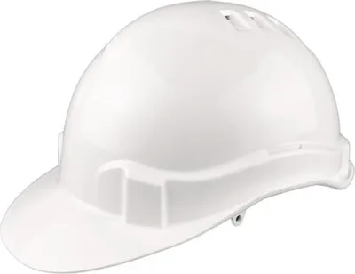 Image de Casque de protection ProCap blanc en polyéthylène, conforme à la norme EN 397