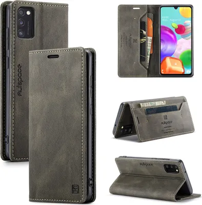 Immagine prodotto di Samsung Galaxy A41 Custodia, Retro Custodia in Finto cuoio, Stand e Custodia protettiva per Samsung Galaxy A41 Kupfer