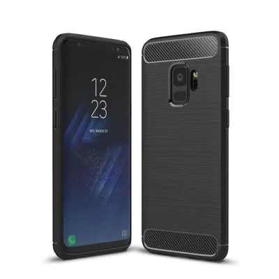 Image de CARBONE pour SAMSUNG Galaxy S9 PLUS noir