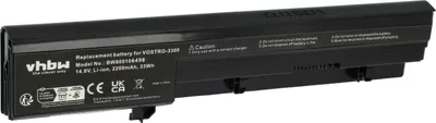 Produktbild von vhbw Akku kompatibel mit Dell Vostro V3300, 3300N, 3350, 3300, V3350 Notebook (2200 mAh, 14,8 V, Li-Ion)