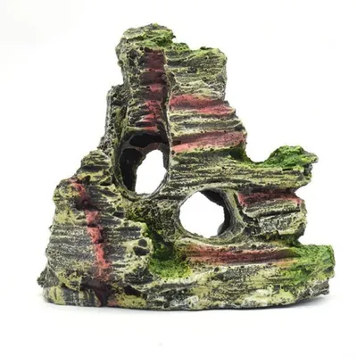 Produktbild von Aquarium Felsen Dekoration Bergblick Baum Stein Versteckhöhle