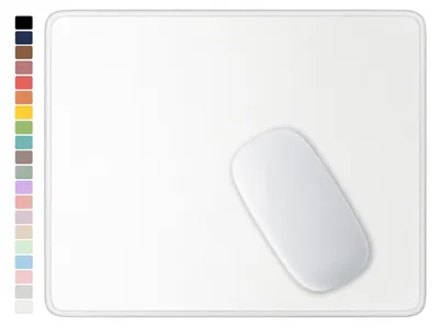 Immagine prodotto di Tappetino per mouse quadrato, dimensioni 26 x 21 cm, antiscivolo, impermeabile, con bordi cuciti