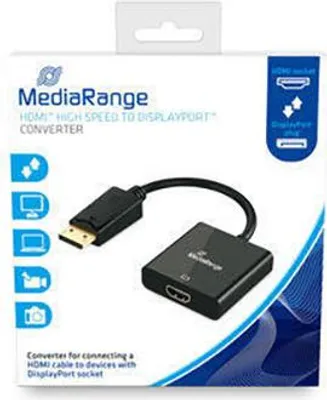Zdjęcie produktu dla MediaRange MRCS177, 0,2 m, DisplayPort, HDMI, Męska, Żeńska, Prosty