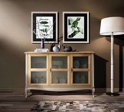Productafbeelding van Commode, woonkamer, commodes, lades, hout, dressoir, kast, kasten, massief hout