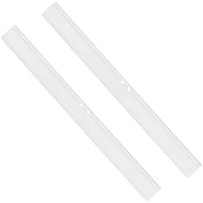 Produktbild von Gummilippe - 2 Stück Ersatzlippe aus Silikon für Duschabzieher - 31 cm - Weiß